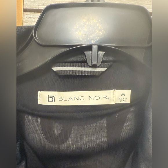 NWT Blanc Noir Black Moto Jacket - Picture 11 of 12